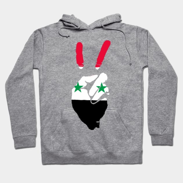 Peace in Syria Hoodie by SenecaReads